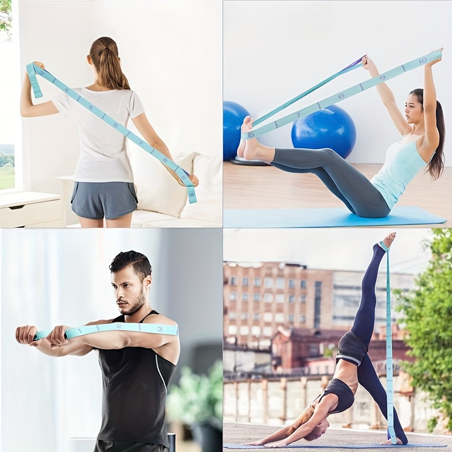 Digital Yoga Stretching Rope Solid Fitness Resistance Rope