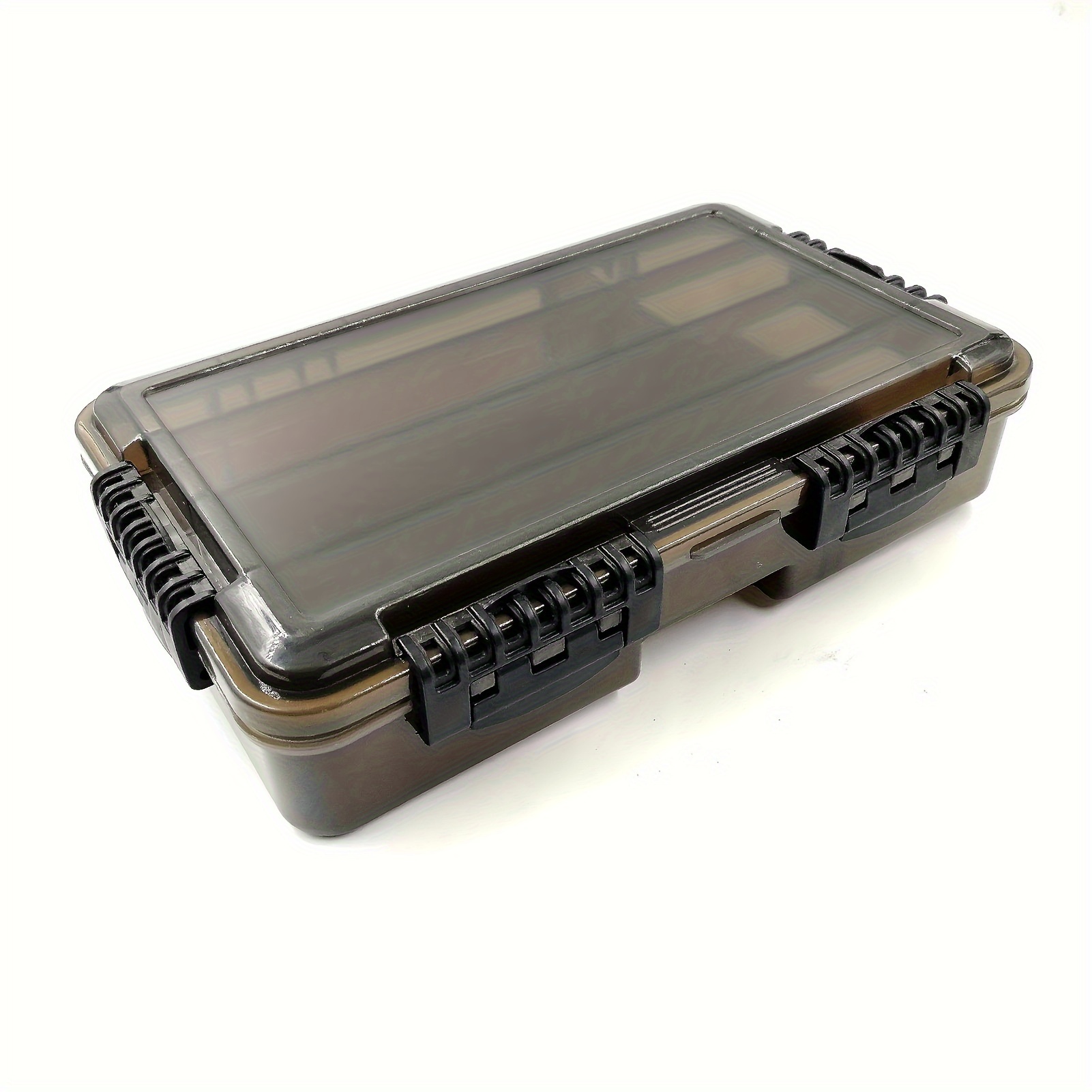 Fishing Tackle Box with Dividers Waterproof Organizer Case