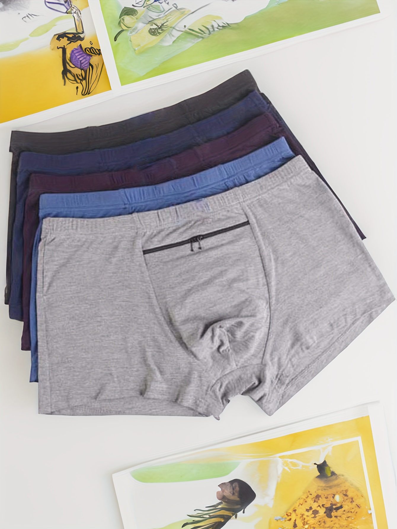 Men's Zipper Shorts Pockets Loose Breathable Comfortable - Temu
