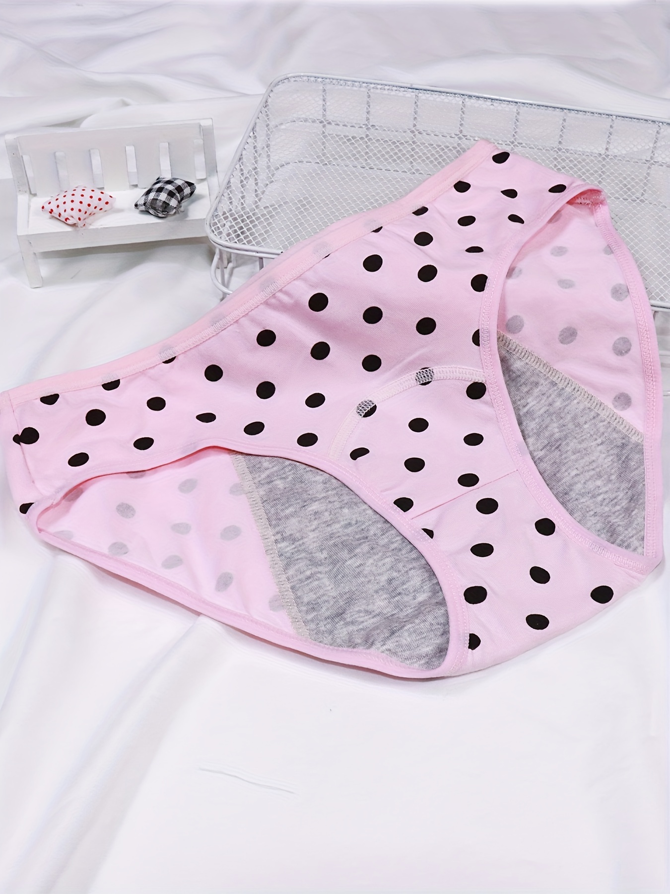 Teen Period Underwear - Hipster | Pink Polka