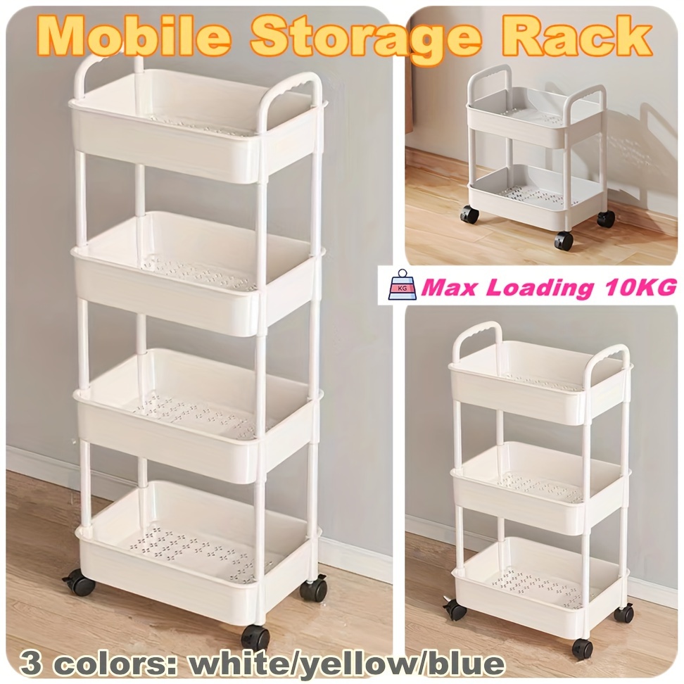 Narrow Storage Shelf Multifunctional Plastic Storage - Temu