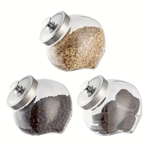 Hyperspace Glass Cookie Jars For Kitchen Counter, Candy Jar