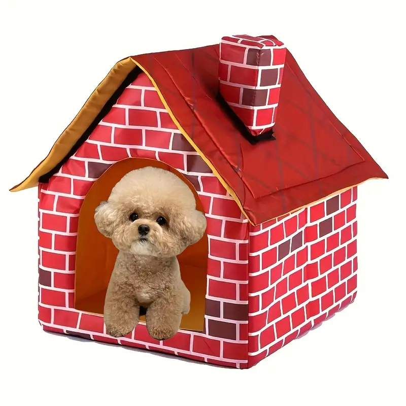 Quattro Stagioni Universale Casa Rossa Cuccia Per Animali Domestici Letto  Per Cani Portatile Cuccia Per Cani