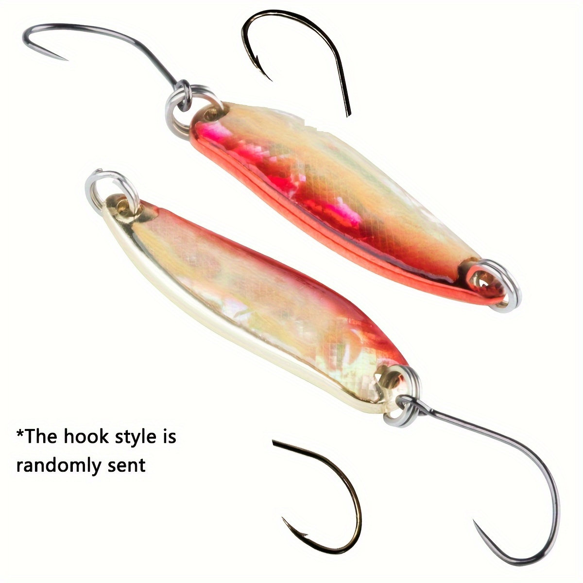 Goture Fishing Lures Fishing Spoons,Hard Lures Saltwater Spoon Lures  Casting Spoon/Ice Fishing Jigs for Trout Bass Pike Walleye Crappie Bluegill
