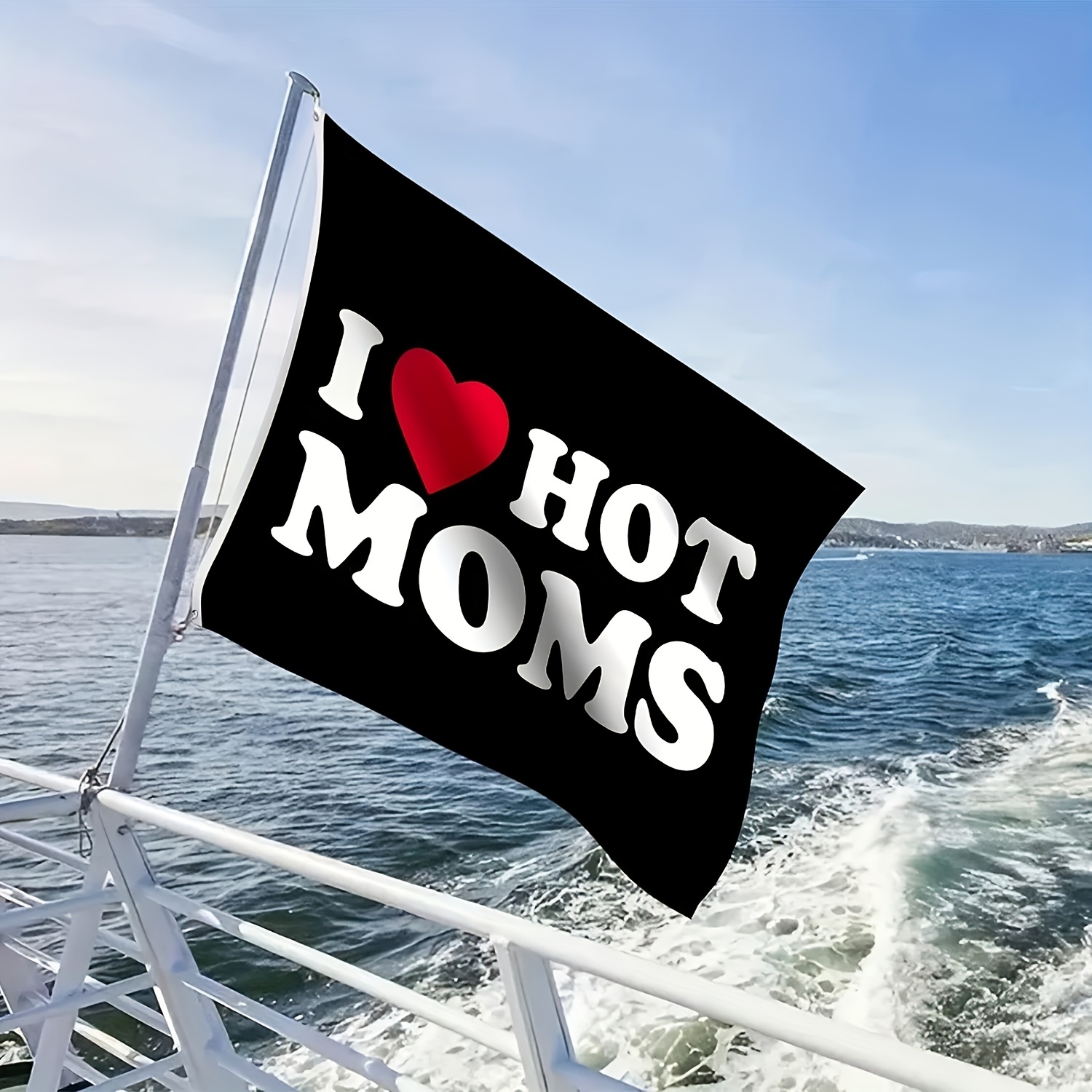 Love Hot Moms Flag Tapestry Home Garden Decor Flags Funny - Temu