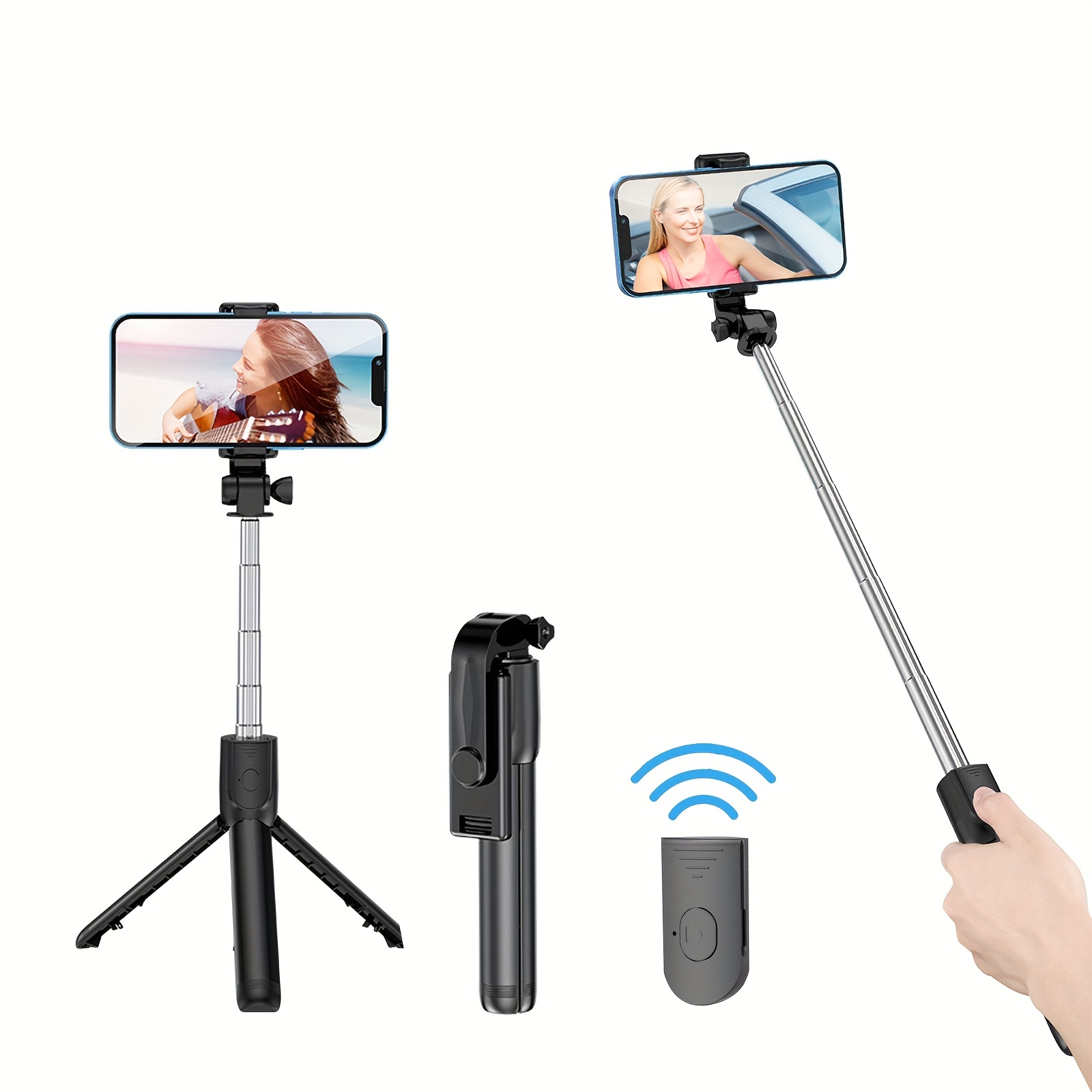 Perche À Selfie Trépied Multi-fonction Stand De Téléphone Portable