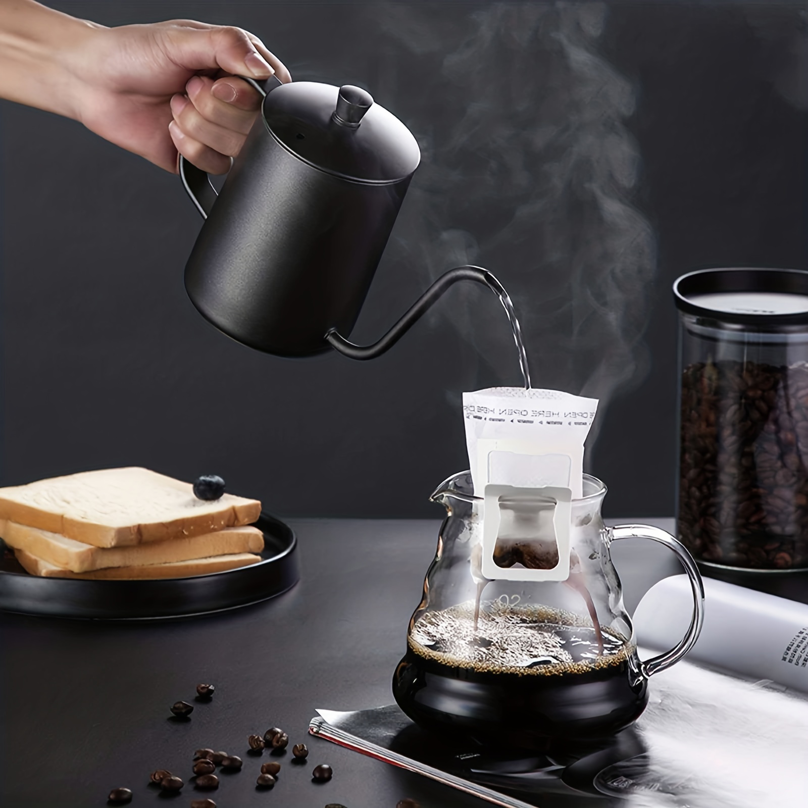 Stainless Steel Coffee Pot Hand Drip Tea Coffee Kettle Hand - Temu