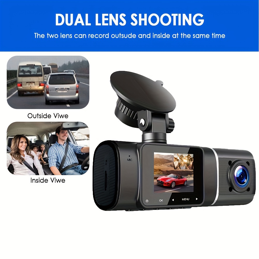 Camara De Seguridad 3 lenses Dash Cam Para Carro Auto  Delantero/Trasero/Interior