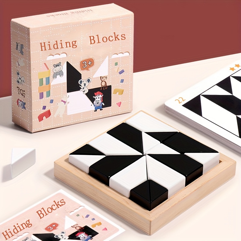 Wooden Puzzle Box, Brain-teaser, IQ Games, Wood Puzzle 3D, Great for Adults  Perfect Christmas Present for the Family 