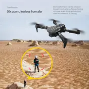 E88 Quadcopter UAV Drone:Altitude Hold, One-Key Takeoff, Dual HD Cameras/single HD Camera, Auto Capture, Gravity Sensing, LED Lights. The Most Affordable Product, Perfect For Adults And Gift Choice. details 4
