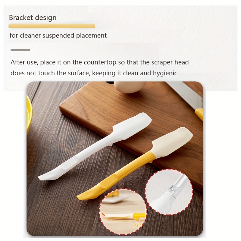 Thickened Small Mini Silicone Scraper Baking Cream Spatula T - Temu