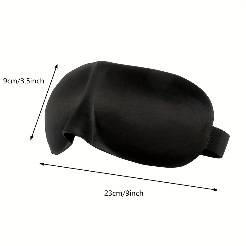 Adjustable 3D Contoured Sleep Mask for Men and Women
