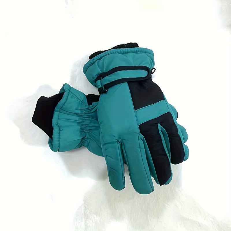 niño niña invierno cálido guantes esquí a prueba de viento térmico nieve al  aire libre S kusrkot niños guantes de esquí de invierno