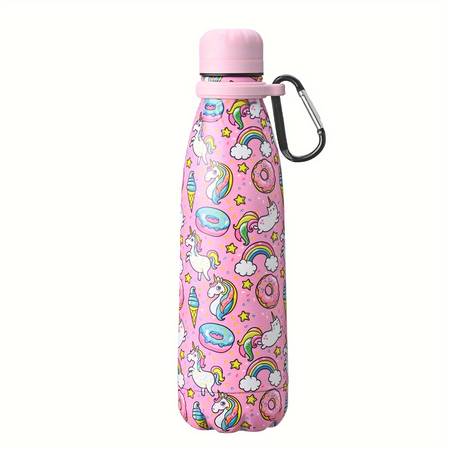 17 oz Kids Water Bottle Stainless Steel, Double Wall Vacuum Insulated Leak  Proof