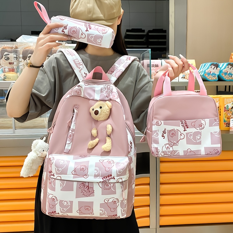 3 Unidades Mochila Niño Bolso Bandolera Estuche Lápices - Temu Mexico