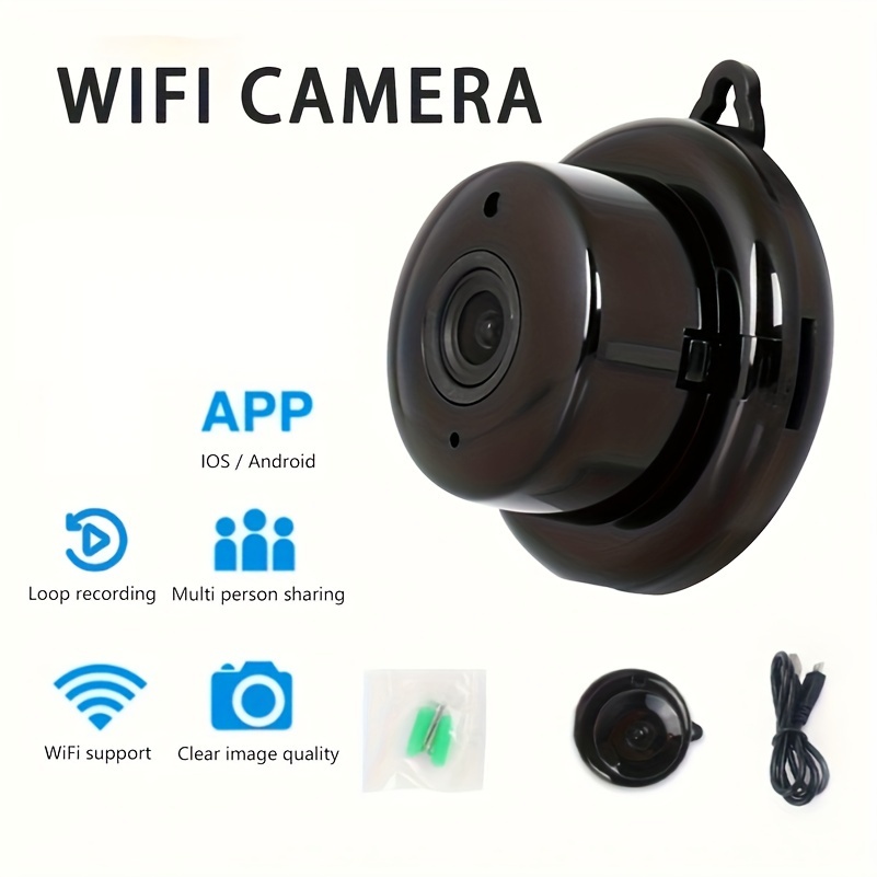  Cámara espía oculta WiFi mini cámaras inalámbricas pequeñas  cámaras de seguridad para el hogar, cámara de seguridad para interiores y  exteriores, cámara HD 1080P, cámara inteligente, cámara de vigilancia, sin  necesidad