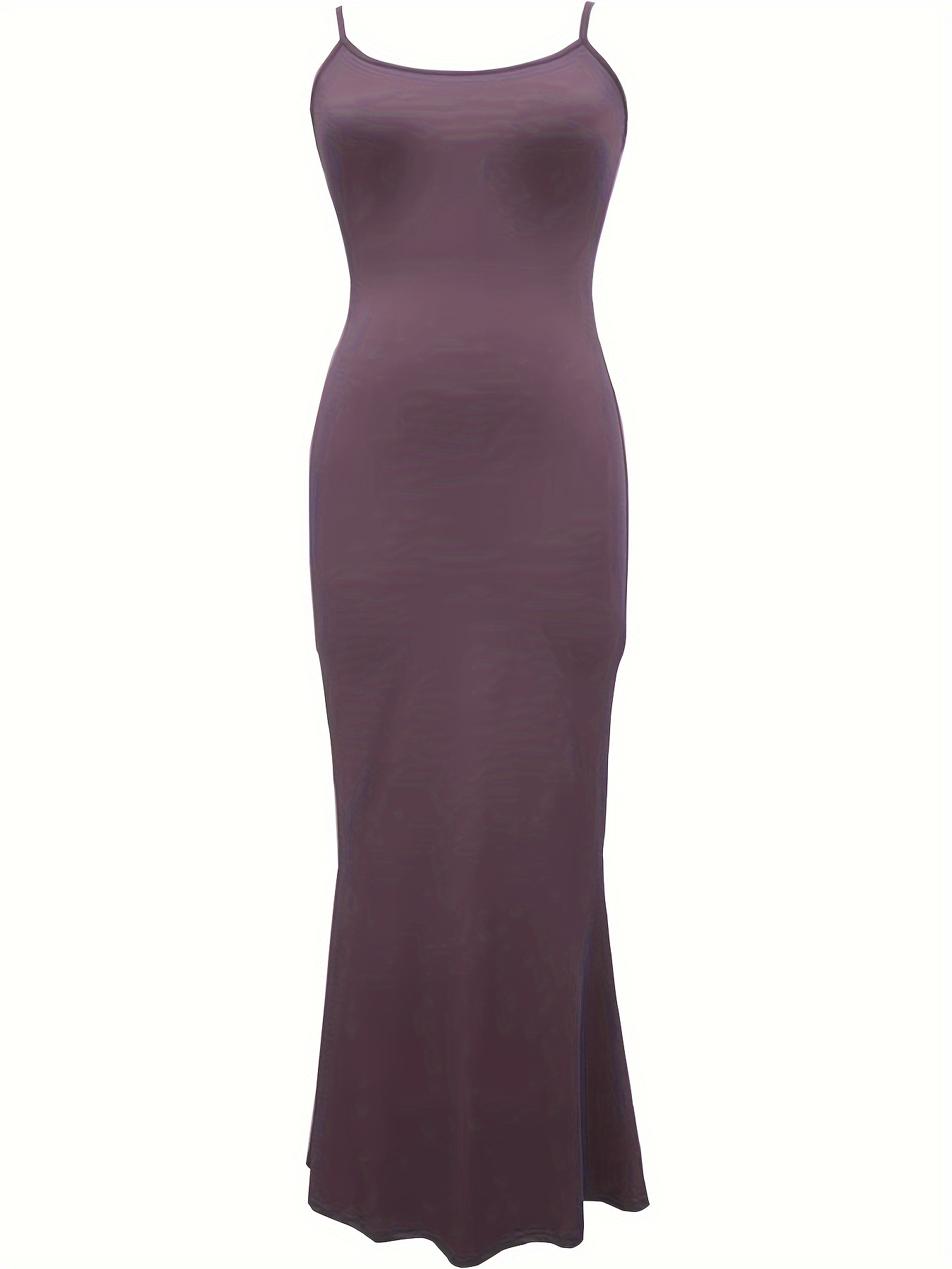 Womens Skims grey Silk-Blend Maxi Slip Dress