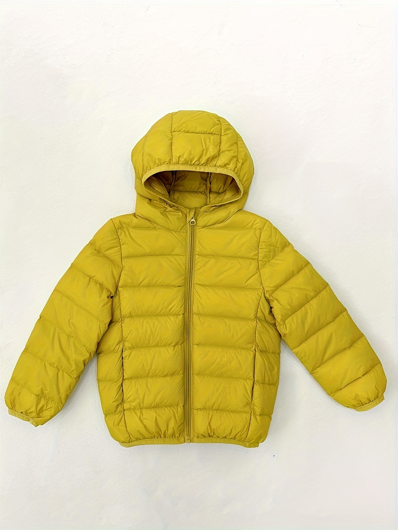 Yellow Color-Blocked Puffer Coat & Overall Snow Suit - Toddler – Zulily