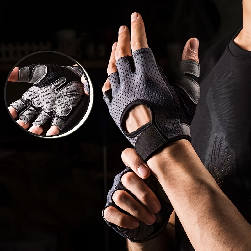 Breathable Weight Lifting Gloves Men Women Wrist Wrap - Temu