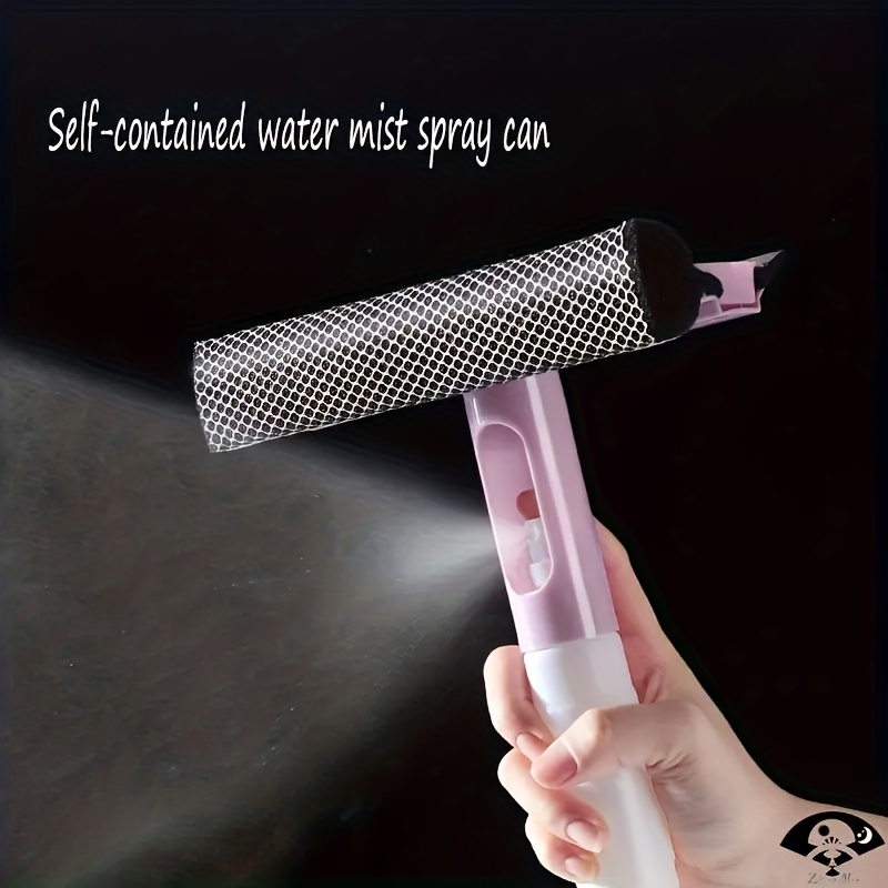 4-in-1 Glass Cleaning Brush, Double-sided Water Wiper, Window