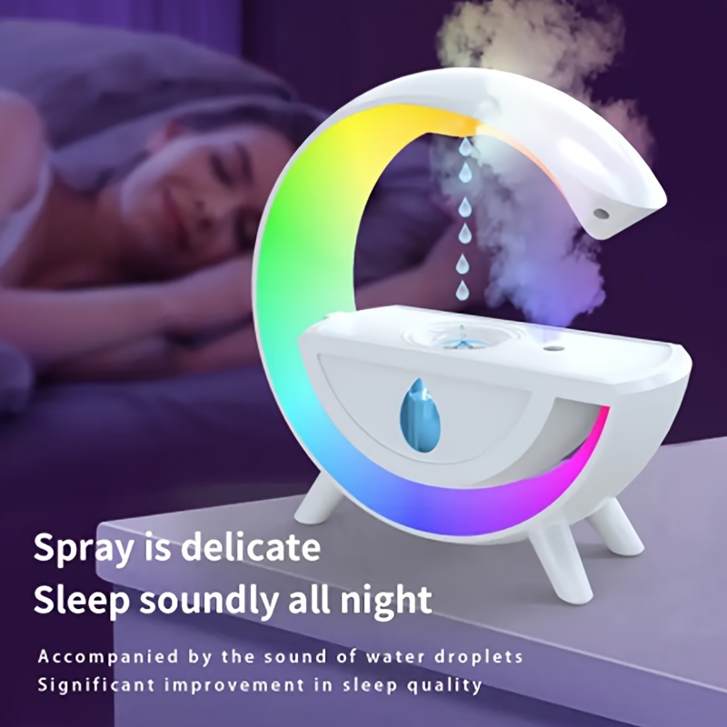 Anti-Gravity Humidifier for bedroom, 2023 New Cool Mist Humidifiers, 680ml  Air Humidifier with night Lamp, Water Drip Diffuser, Anti Gravity