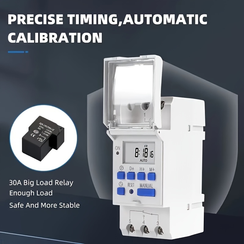 7 Days Programmable Digital Timer Switch Relay - Electronic Weekly