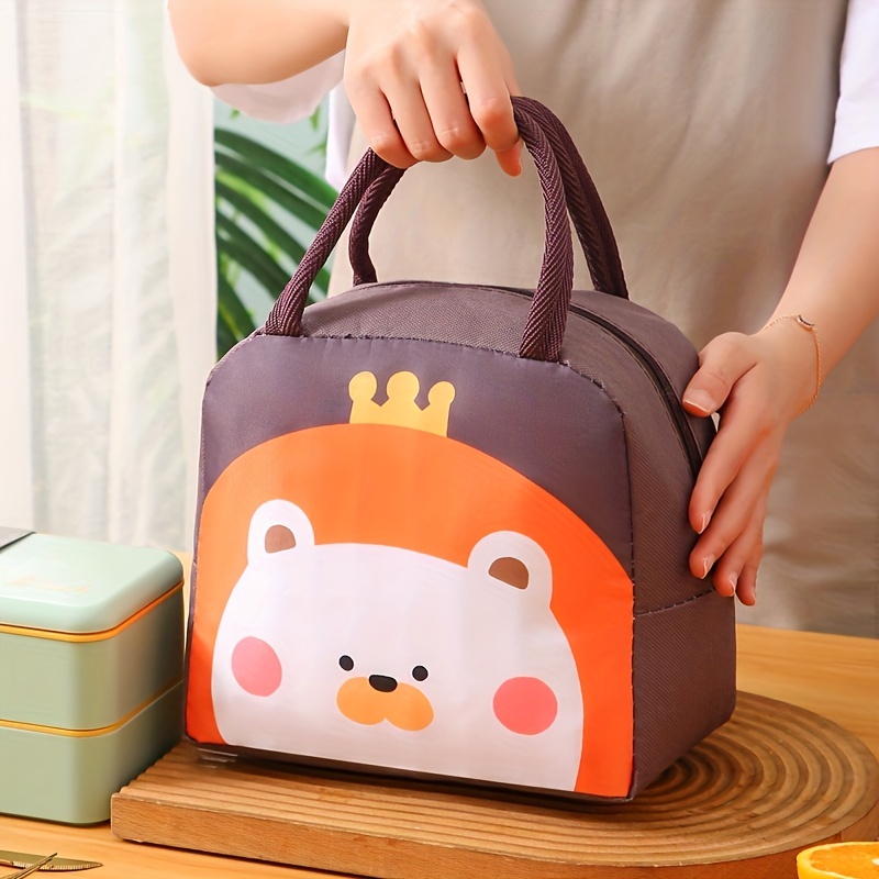 Insulated Lunch Bag For Women/men Reusable Lunch Box For - Temu