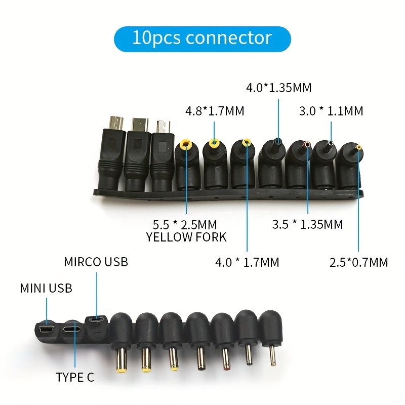 dc converter laptop adapter converter plug dc micro usb connector