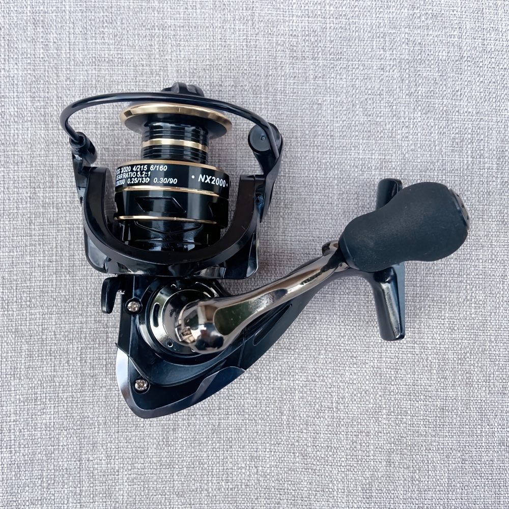  Spinning Smooth Powerful Metal Frame Fishing Reel，Smooth/Mute/Stainless  Bearings .Balanced, Lightweight, Large-Capacity Line Capacity Saltwater Spinning  Fishing Wheel (KD4000) : Sports & Outdoors