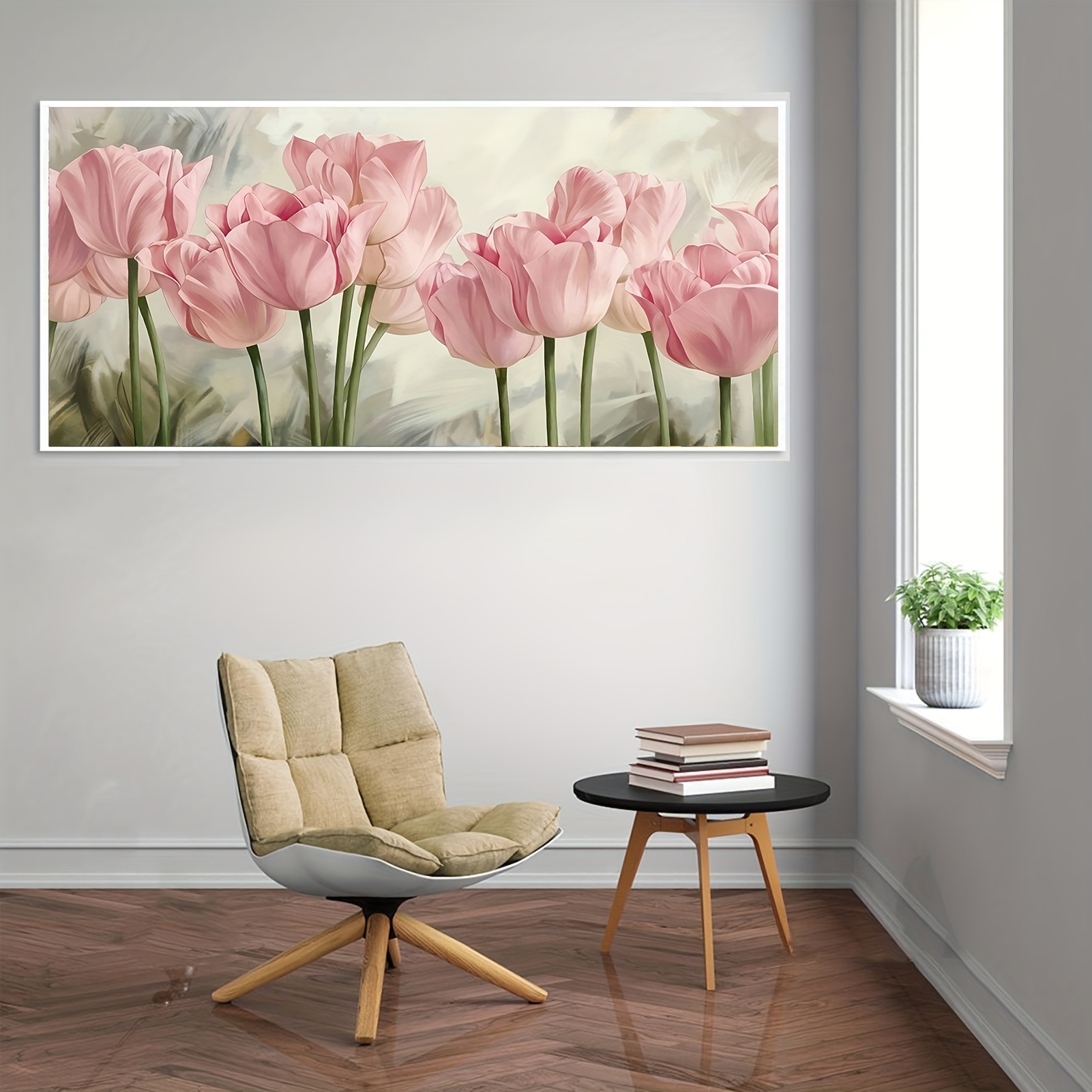 5D DIY Large Diamond Painting Kits 15.7x27.5in/40x70cm Flower Series Round  Full Diamond Diamond Art Kits Picture By Number Kits For Home Wall Decor