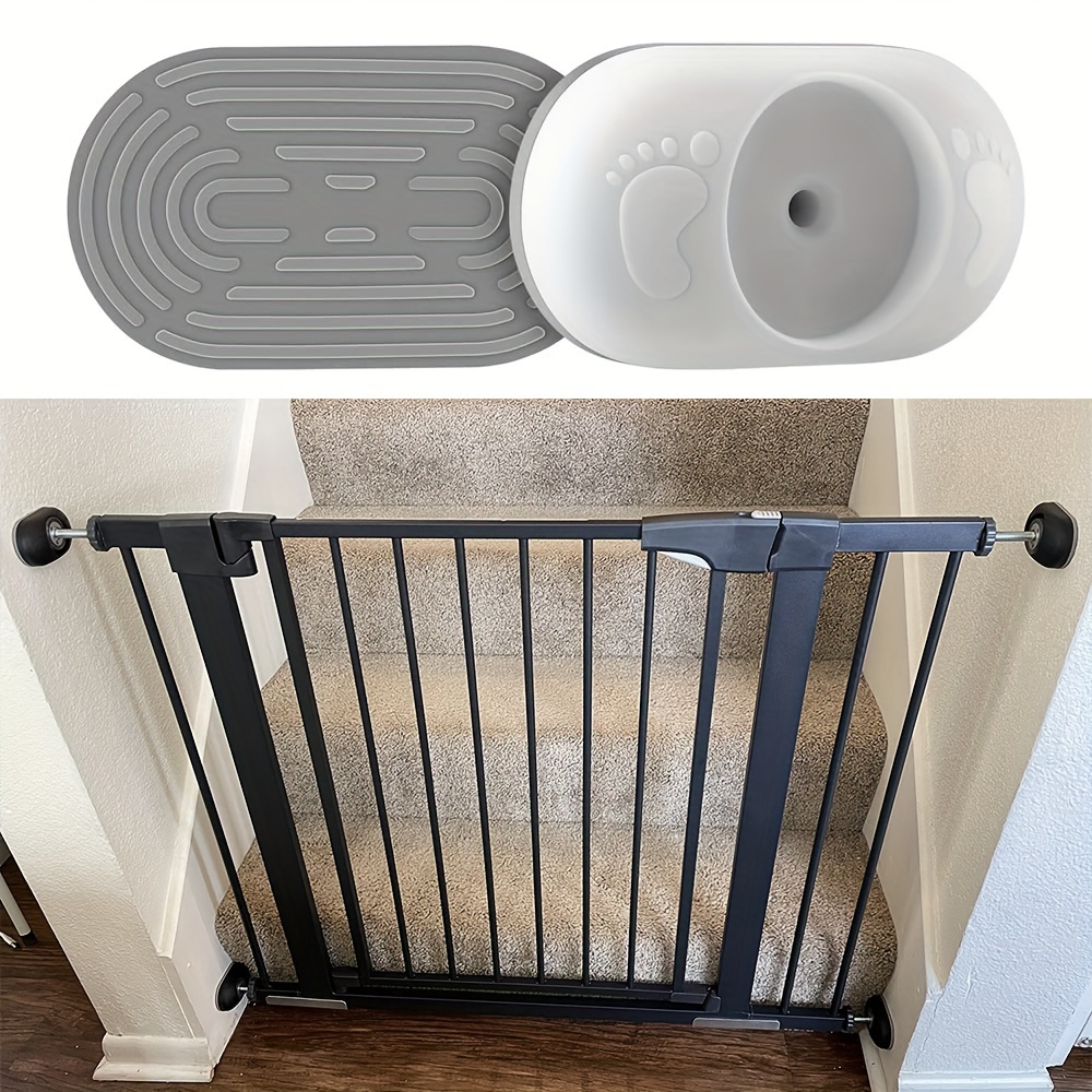 4 piezas protector de pared para puerta de bebé, puertas de escalera para ,  almohadillas protectoras de esquina para puerta, puertas para perros  Sunnimix Protector de pared de puerta