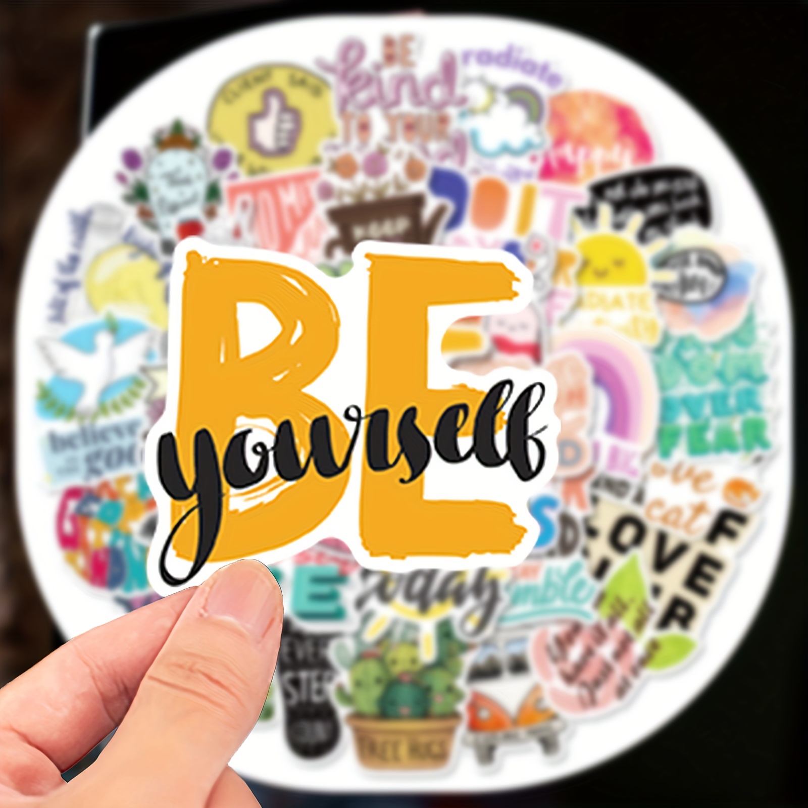  400Pcs Inspirational Words Stickers, Motivational Waterproof  Vinyl Stickers for Kids Teens Adults Teachers, Positive Quote Stickers for  Water Bottles Laptops Phone Journaling Scrapbooking : Toys & Games