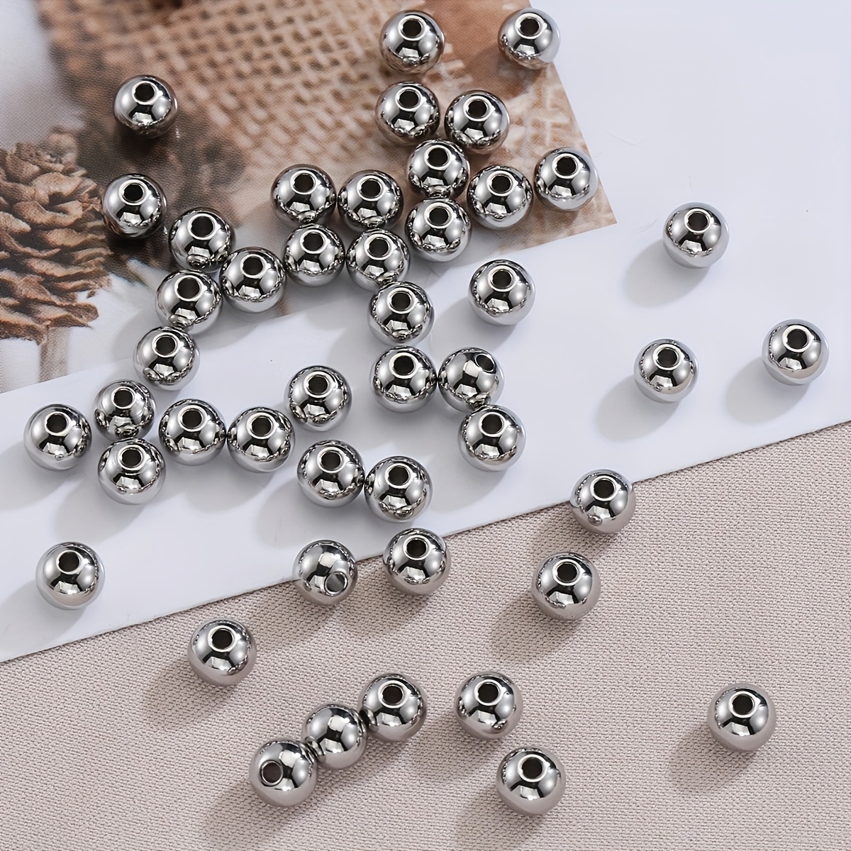 Bronze Daisy Spacer Beads 4mm diameter, 0.8mm hole - Flower Shaped Dis –  Small Devotions