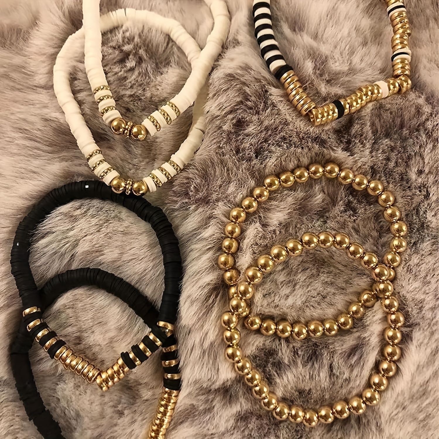 Coffee Bracelets For Women Bracelets Making Kit Clay Beads - Temu