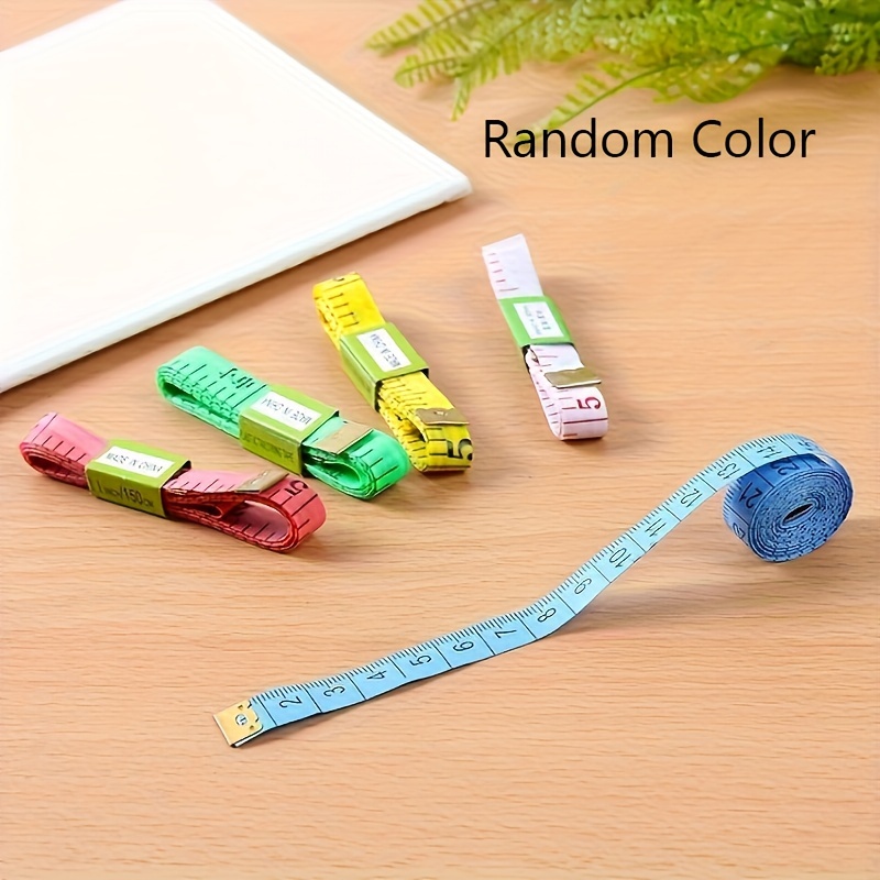 1pc 60in Soft Ruler Tape Measure, Double Scale Body Sewing Flexible Ruler  For Weight Loss Medical Body Measurement Sewing Tailor Craft Vinyl Ruler
