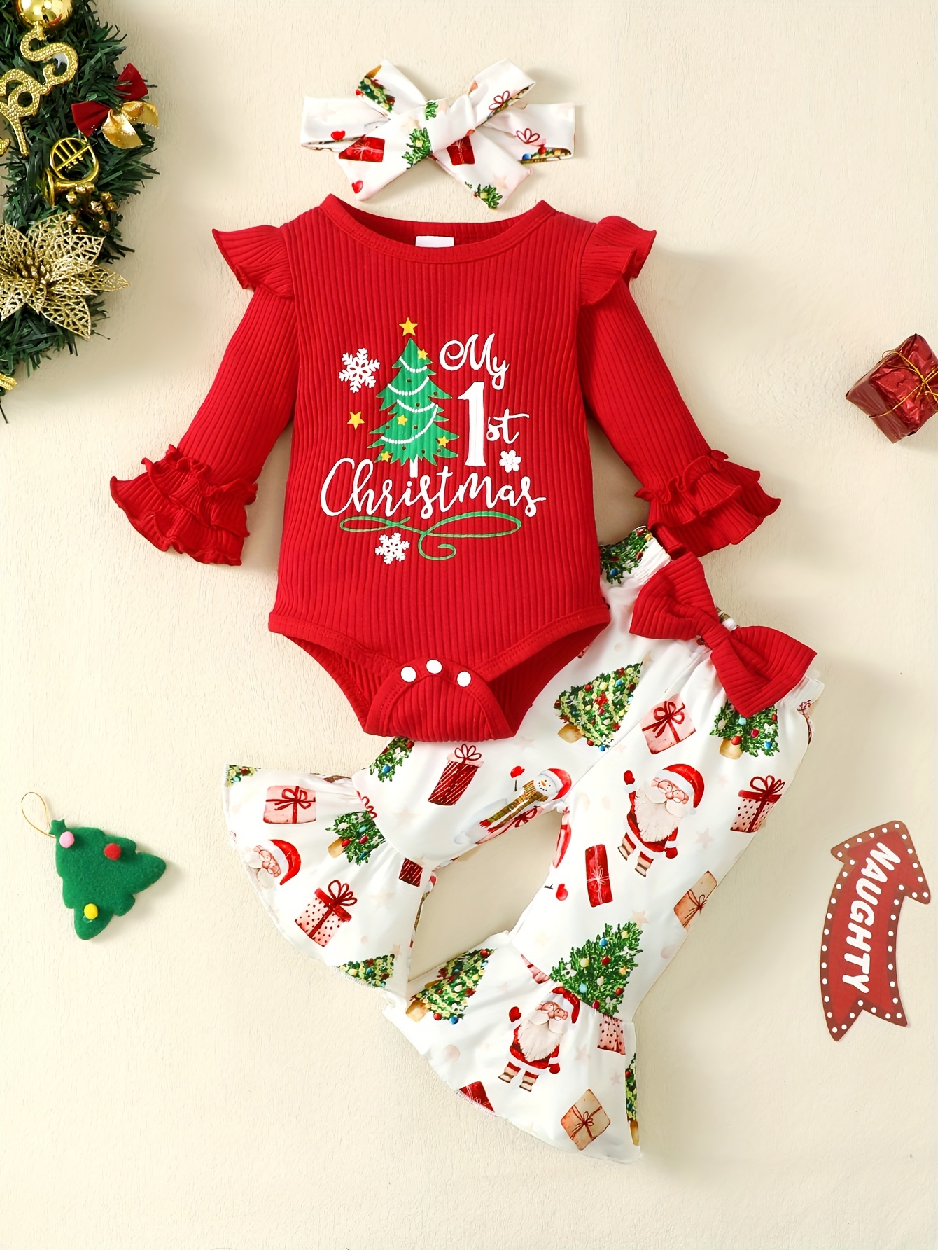 Christmas Baby Girl Clothes - Temu Canada