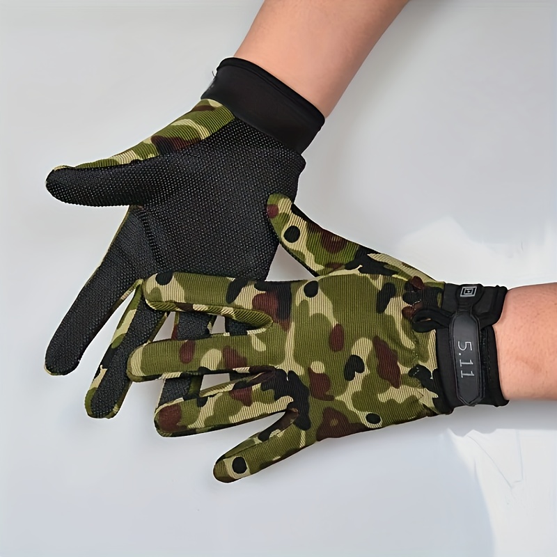 1 Par Guantes Sin Dedos Hombre Guantes Tácticos Militares - Temu