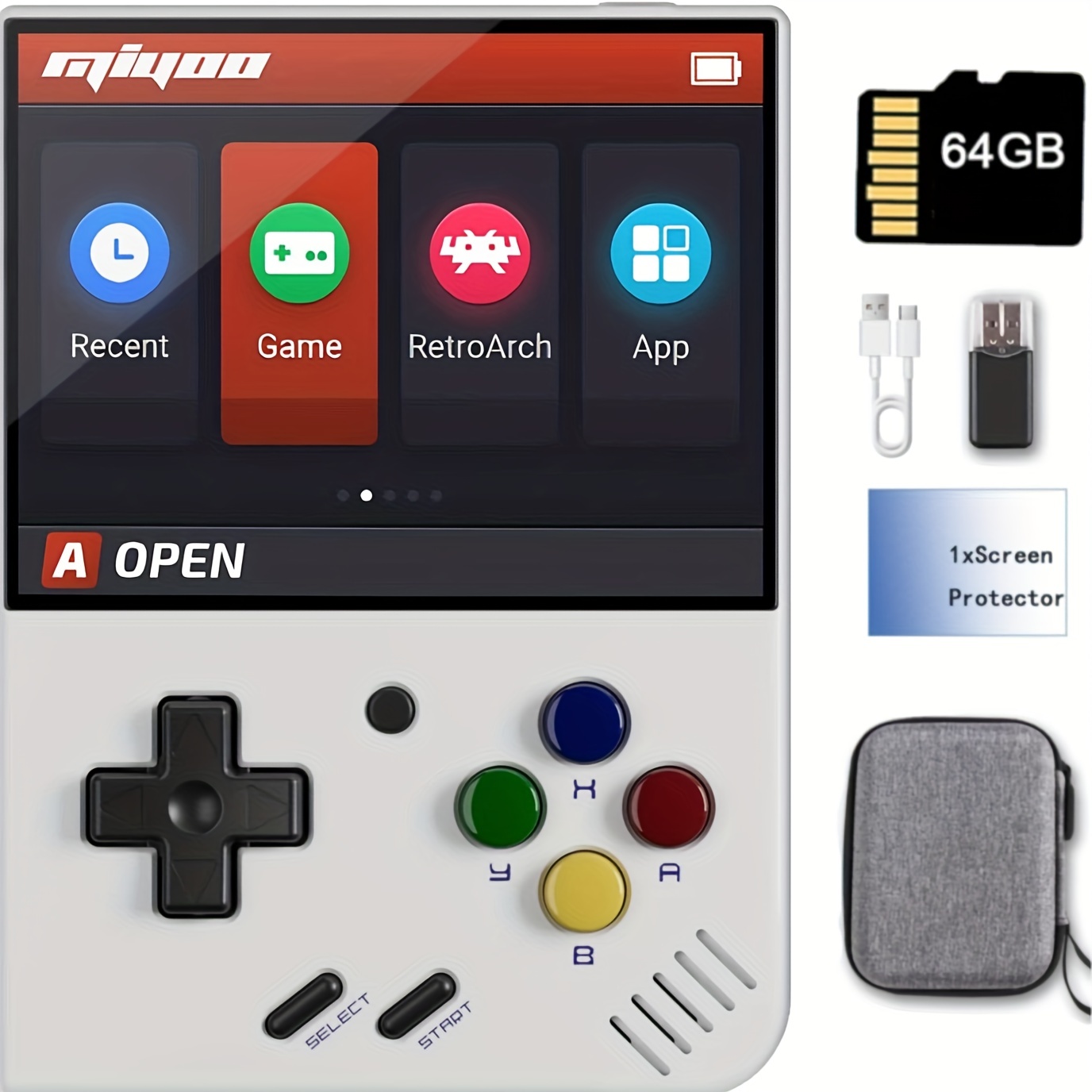 Miyoo Mini Plus Handheld Game Console Portable Retro Video Games