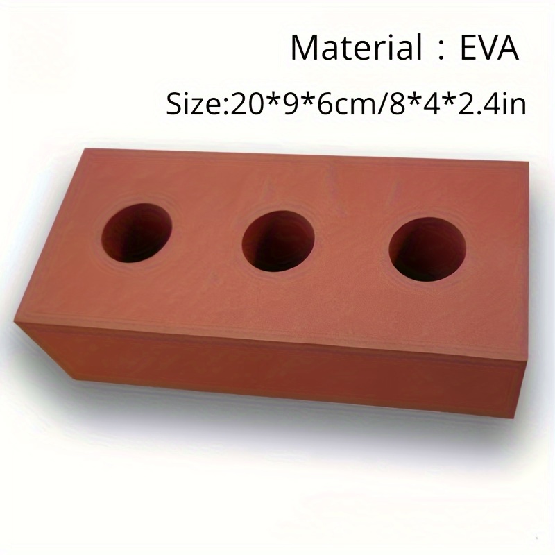 Foam Brick Building Blocks - Actual Brick Size