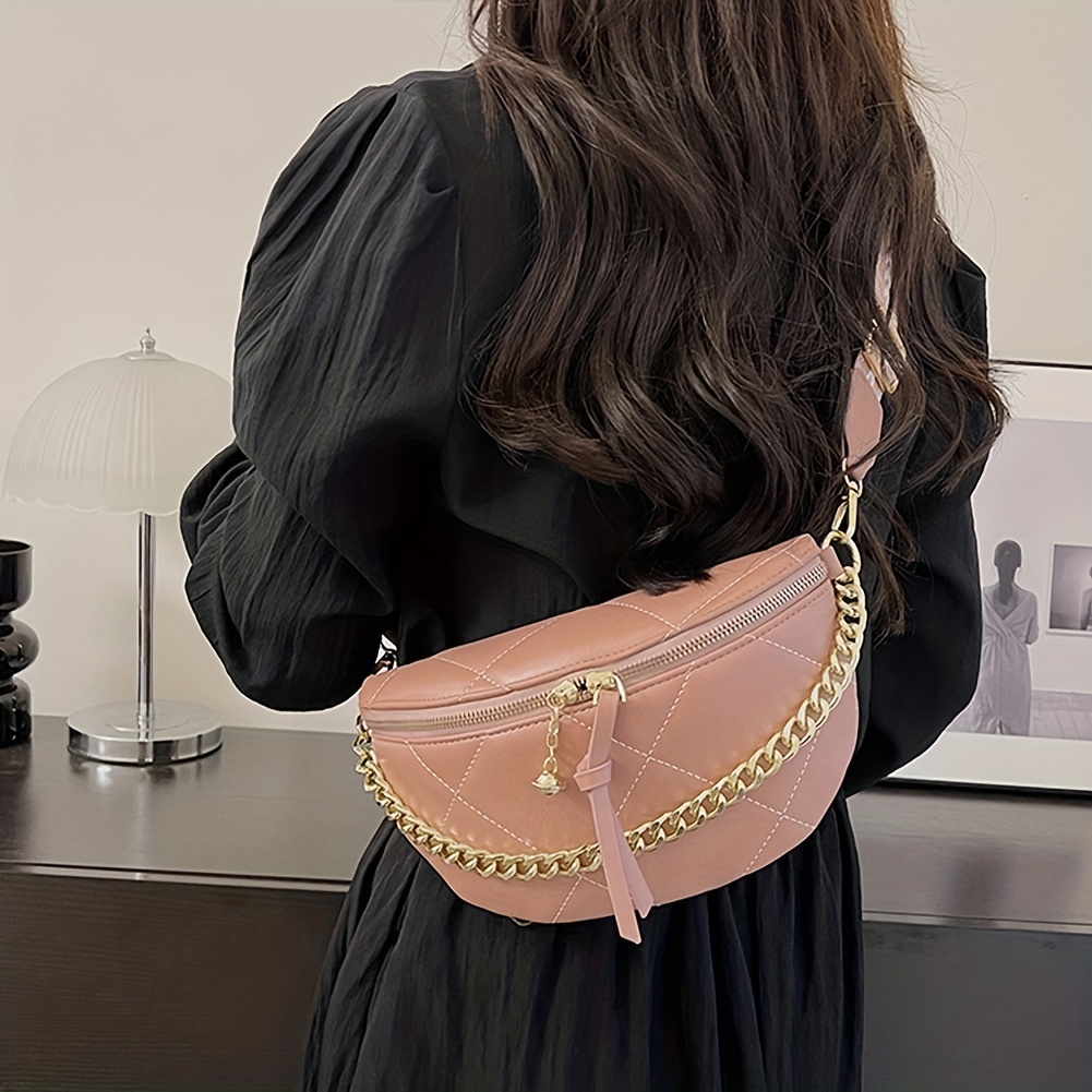 New Fashion Pu Casual Versatile Crossbody Waist Bag