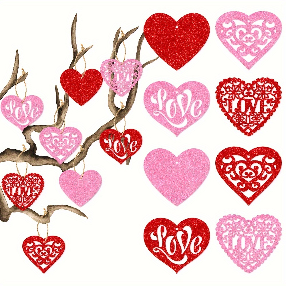 Heart Confetti Decoration Romantic Decor For Valentine's Day - Temu