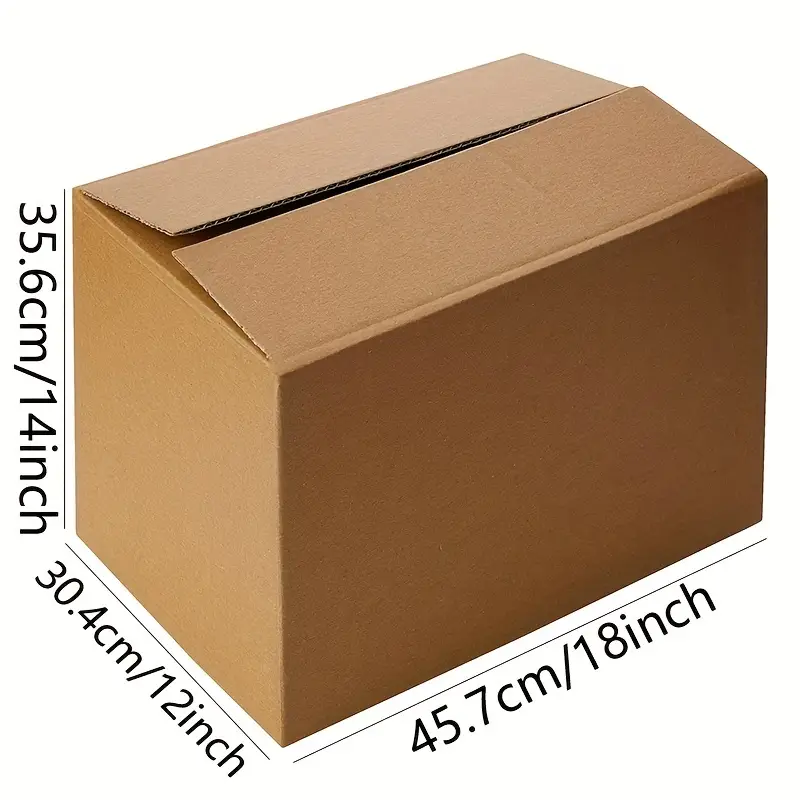 5 Unidades Cajas Cartón Mudanzas 19.8 X 15.3 X 15 Pulgadas - Temu