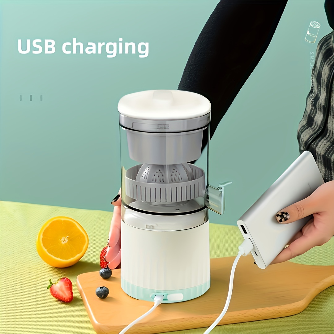 Juicer Optional Double Cup Portable Charging Small Sports - Temu