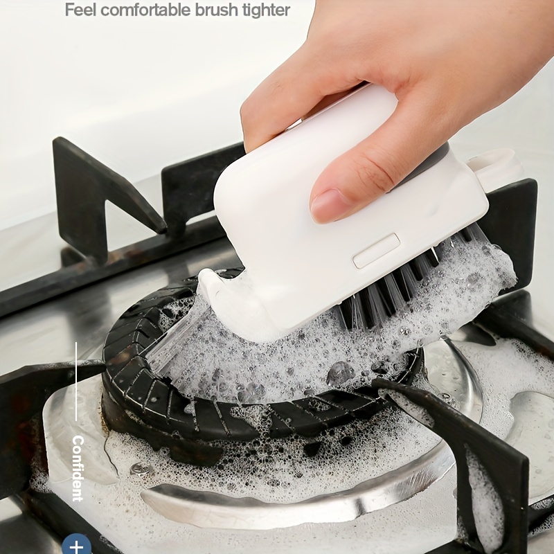 1pc Corner Crevice Cleaning Brush, Kitchen Gas Stove And Bathroom