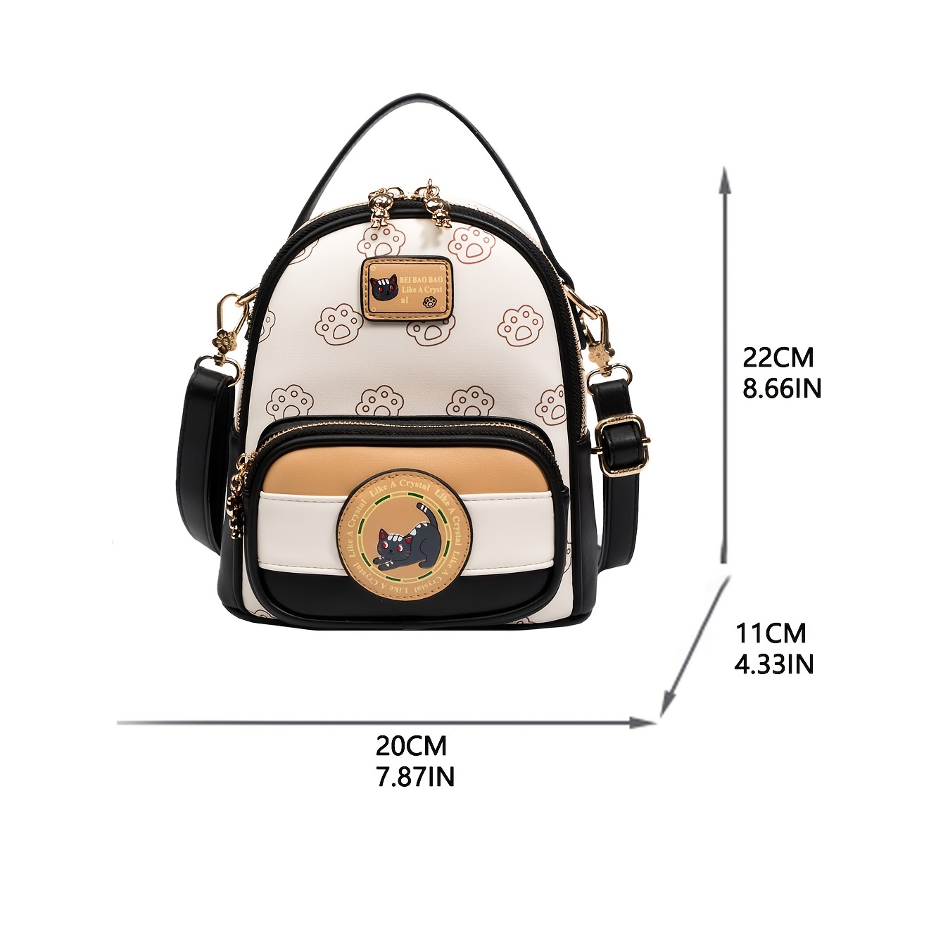 NON BRAND Pu Leather BAO BAO SLING SMALL BAG FOR LADIES, For