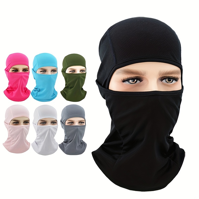 Unisexe Protection UV Cagoule Ski Masque Facial Cache cou - Temu
