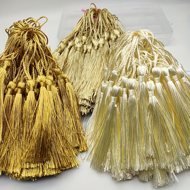 Keychain Tassel Set Bookmark Tassels Silk Handmade Soft - Temu