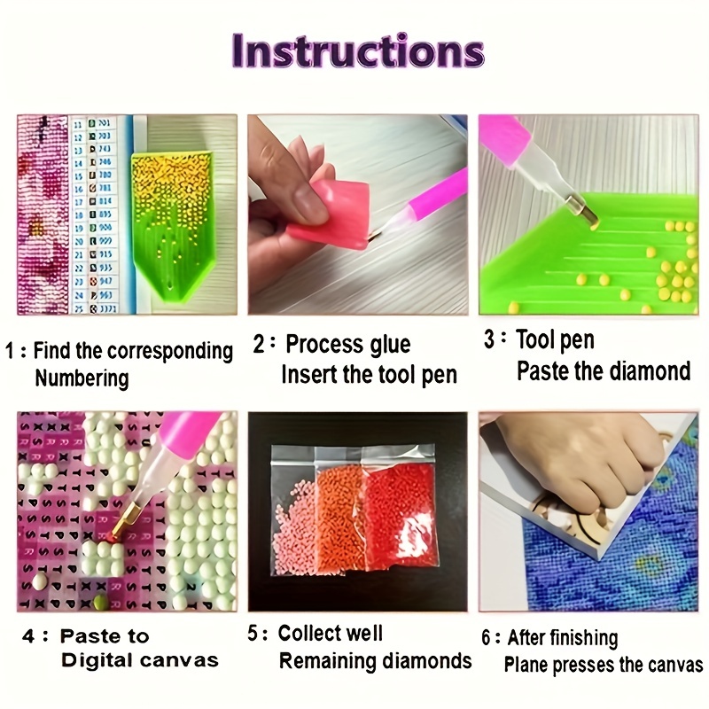 Mosaic Handmade Diamond Painting Kits For Adults 5d Diy - Temu
