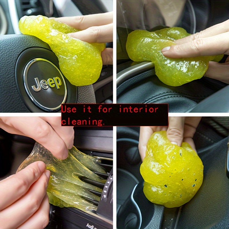 Car Interior Dust Remover Gel Slime Cleaning Magic Dust - Temu