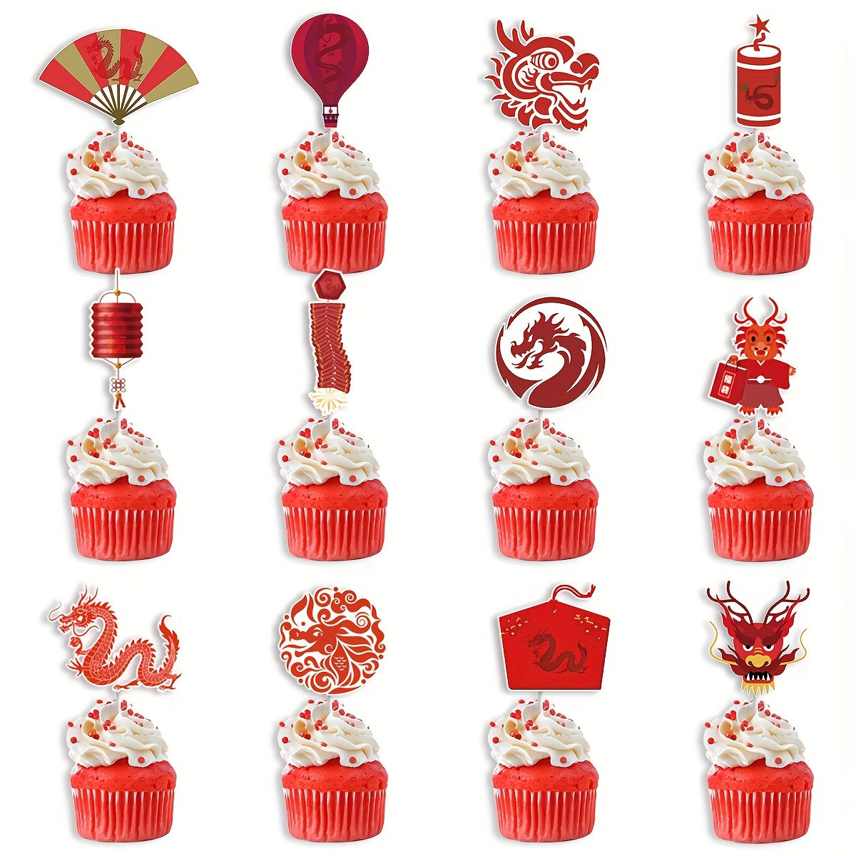 Nautical Theme Glitter Cupcake Picks Cupcake Toppers Food - Temu